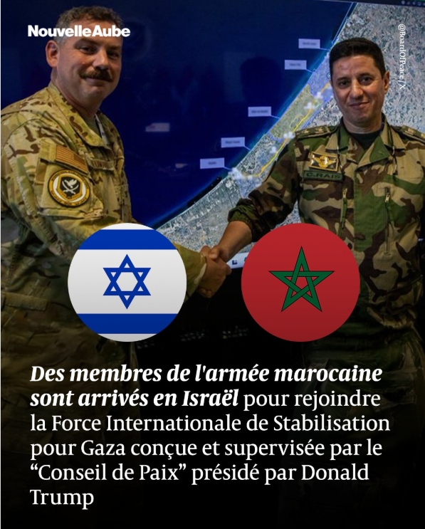 Des membres de l’armée marocaine, dont le déploiement avait été annoncé en février, sont arrivés en Israël